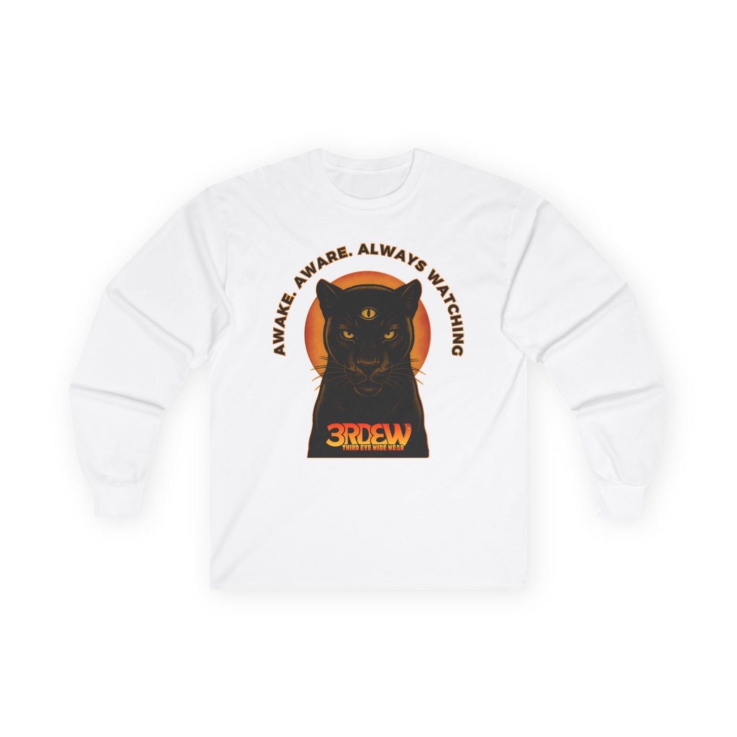 3RDEW² | Awake. Aware. Always Watching | Third Eye Wide Wear | Unisex Ultra Cotton Long Sleeve Tee