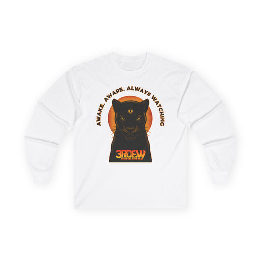 3RDEW² | Awake. Aware. Always Watching | Third Eye Wide Wear | Unisex Ultra Cotton Long Sleeve Tee