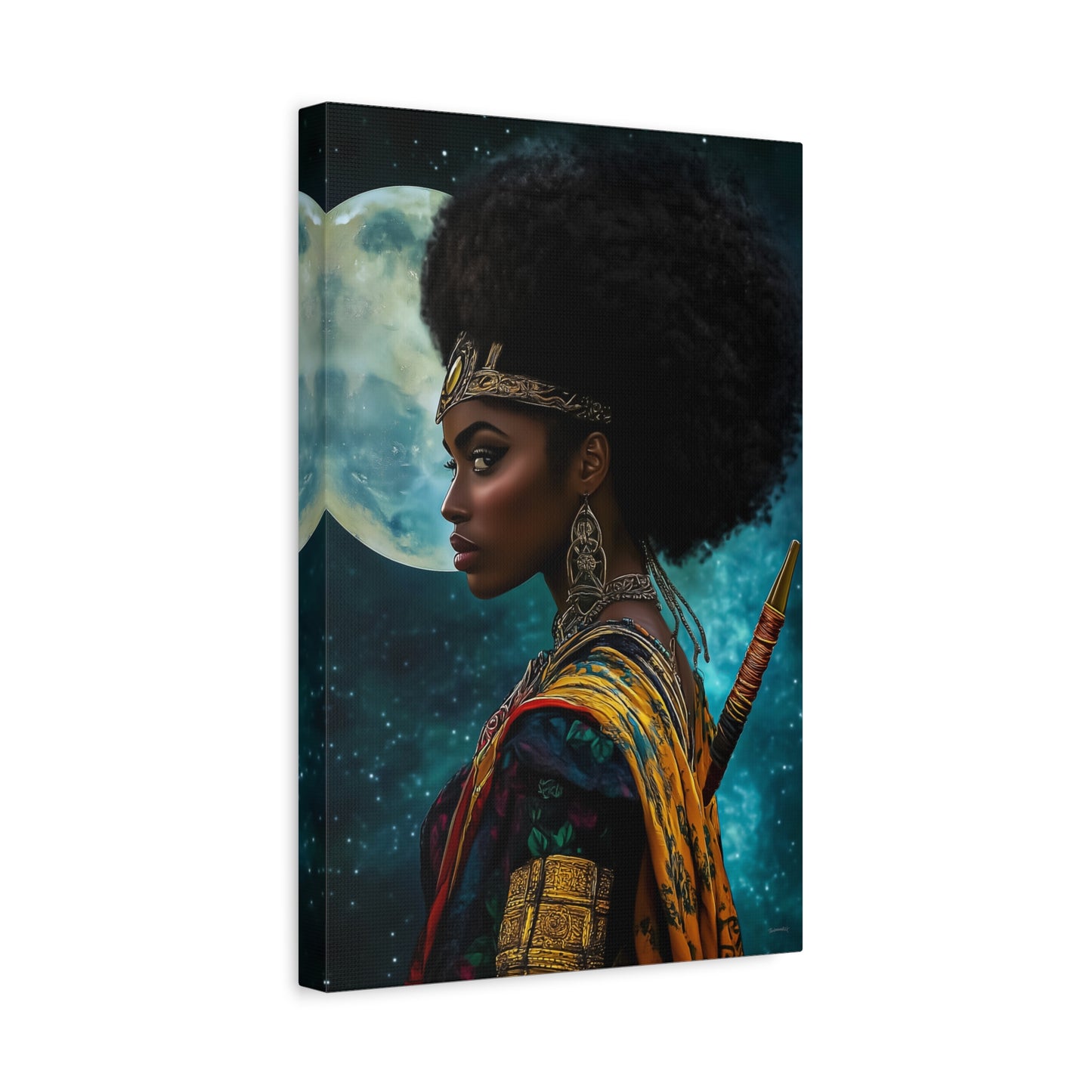 ThurmanatorX Art | Ciphered Soul | Aphrodisiart | Matte Canvas Print
