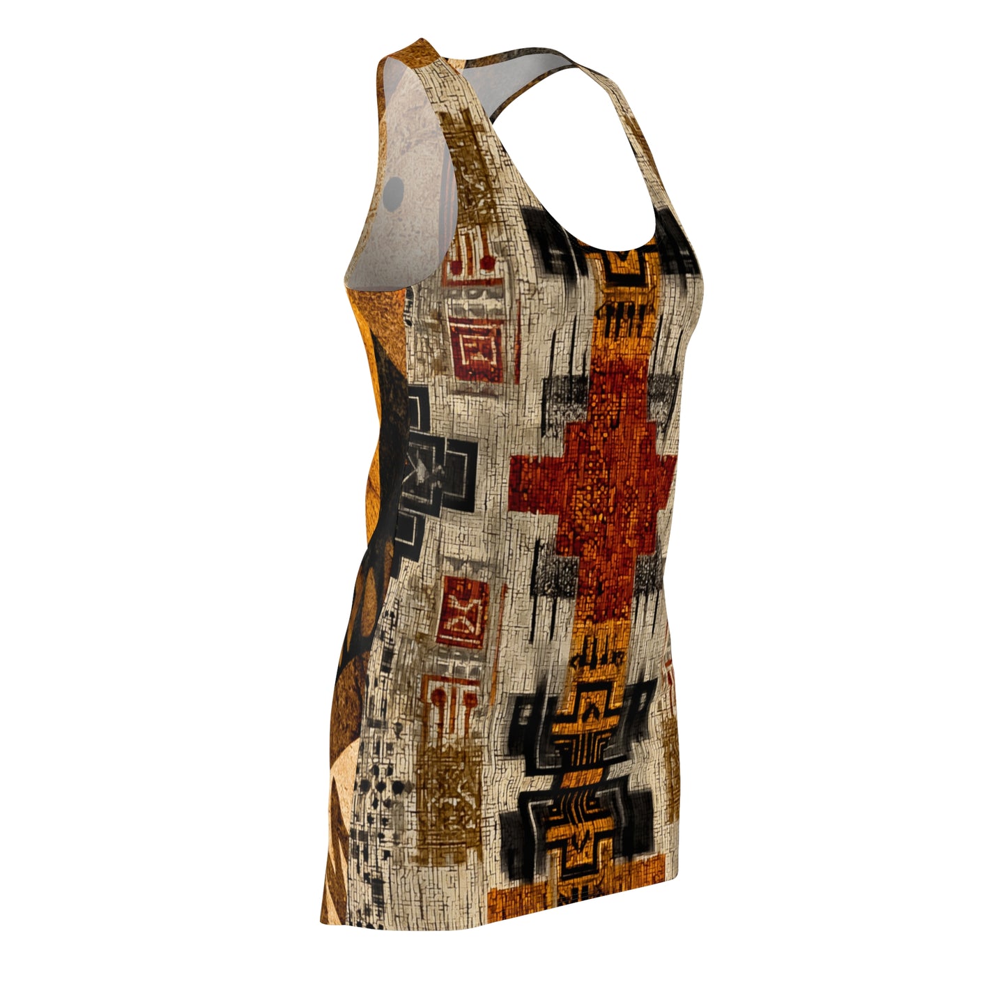 ThurmanatorX Art | Umbaé AphroBoho Racerback Dress | Bohemian Summer Style • Artistic Casual Wear • Unique Gift for Women