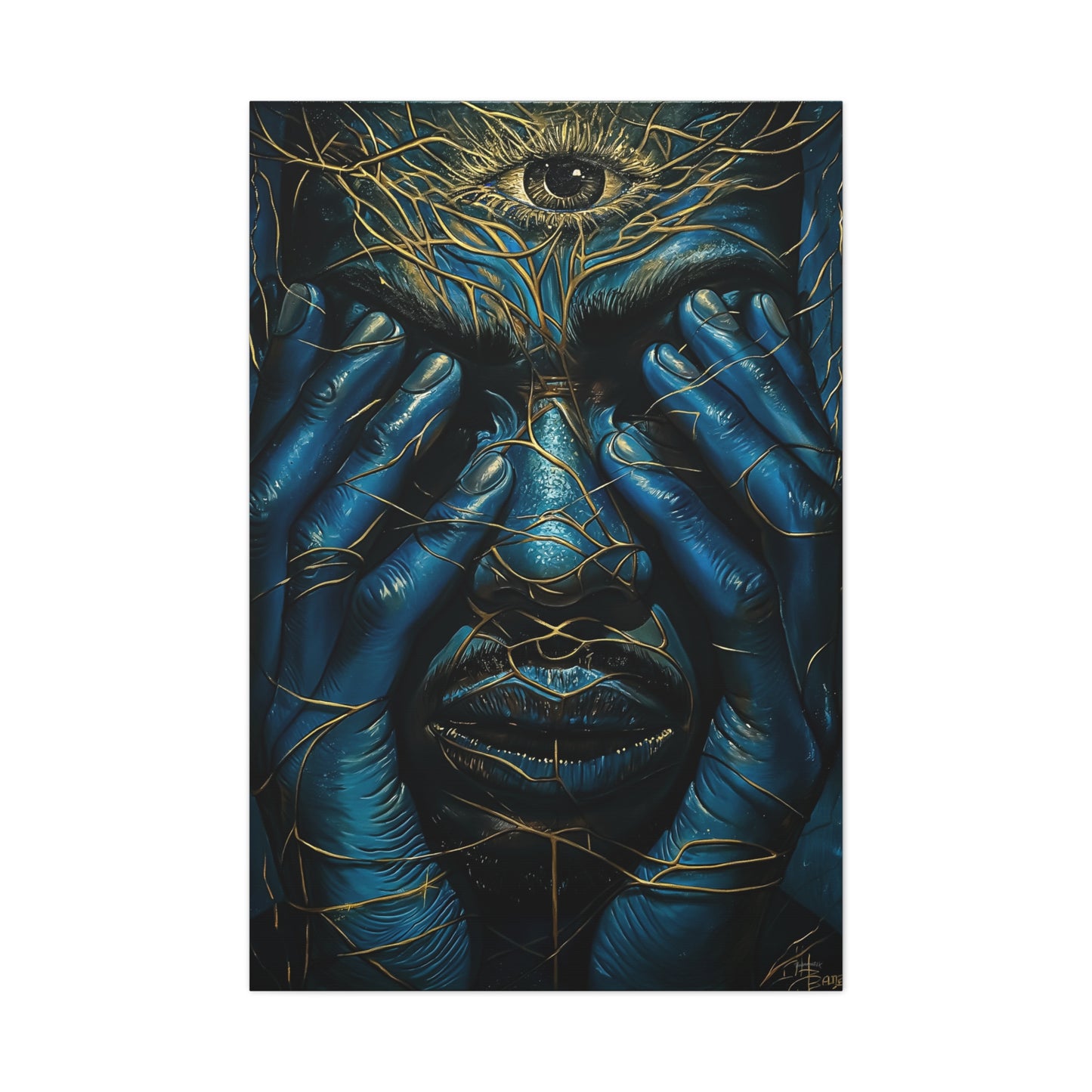 ThurmanatorX Art | Between the Veils | Aphrodisiart | Matte Canvas Print