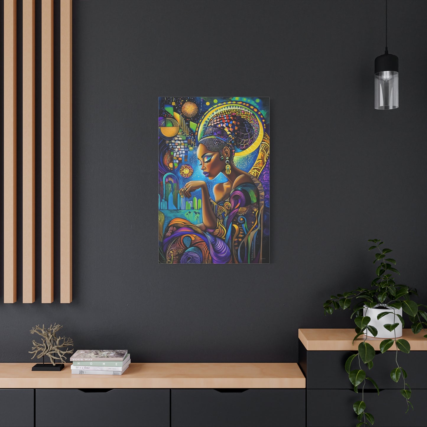 ThurmanatorX Art | Solar Bloom | Aphrochrysalis | Matte Canvas, Stretched, 1.25"
