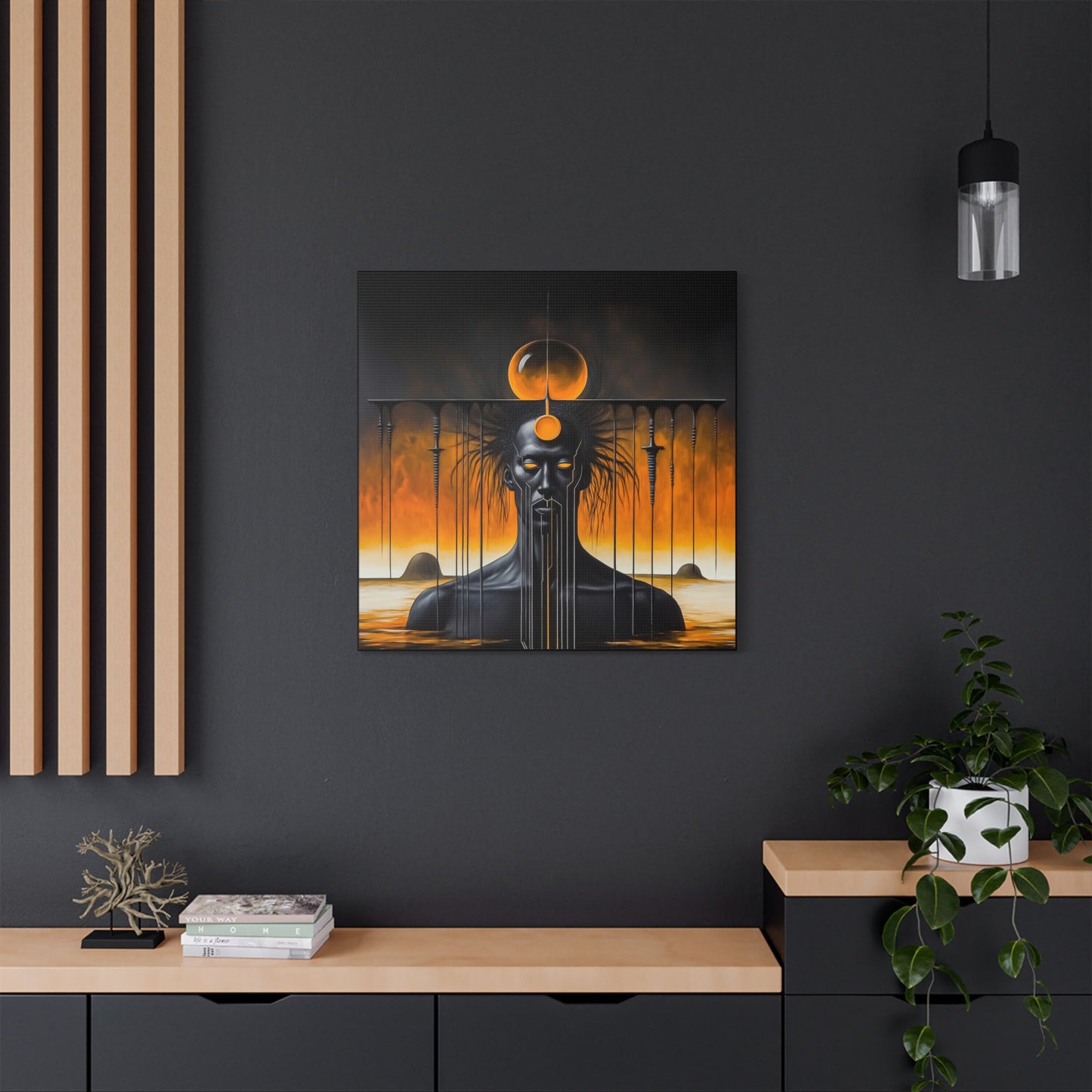 ThurmanatorX Art | Glyphborn | AphrodisiDark | Satin Canvas Art Print