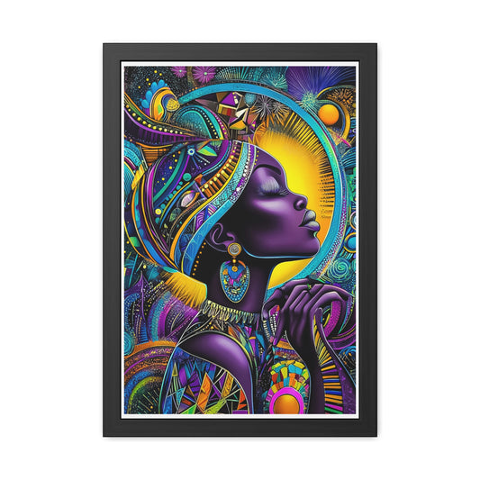 ThurmanatorX Art | Thoughts in Orbit | Aphrochrysalis | Framed Poster Print