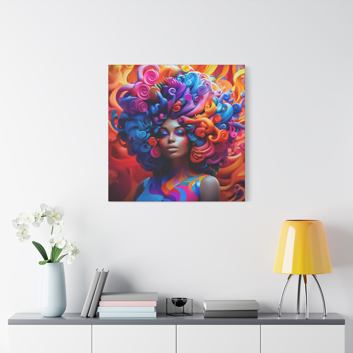 ThurmanatorX Art | Chaos in Full Bloom | Aphroeclectix | Matte Canvas Print
