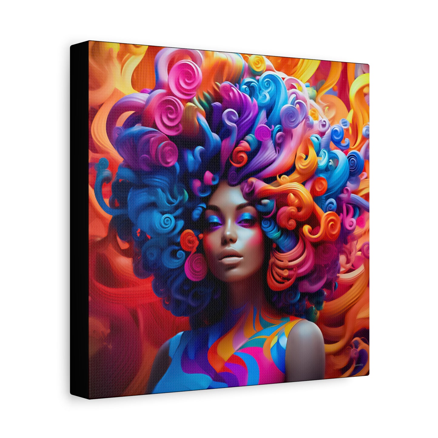 ThurmanatorX Art | Chaos in Full Bloom | Aphroeclectix | Matte Canvas Print