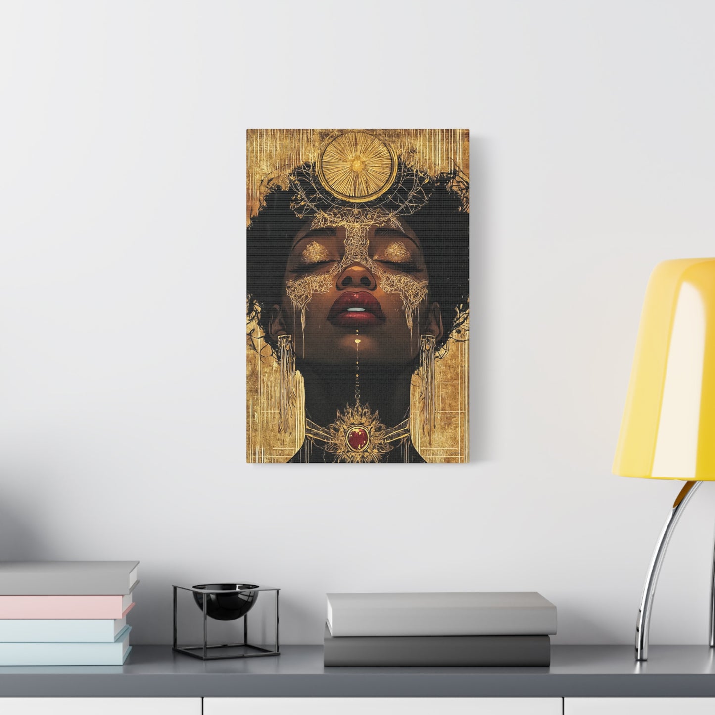 ThurmanatorX Art | Golden Abyss | Aphrodisiart | Matte Canvas Print