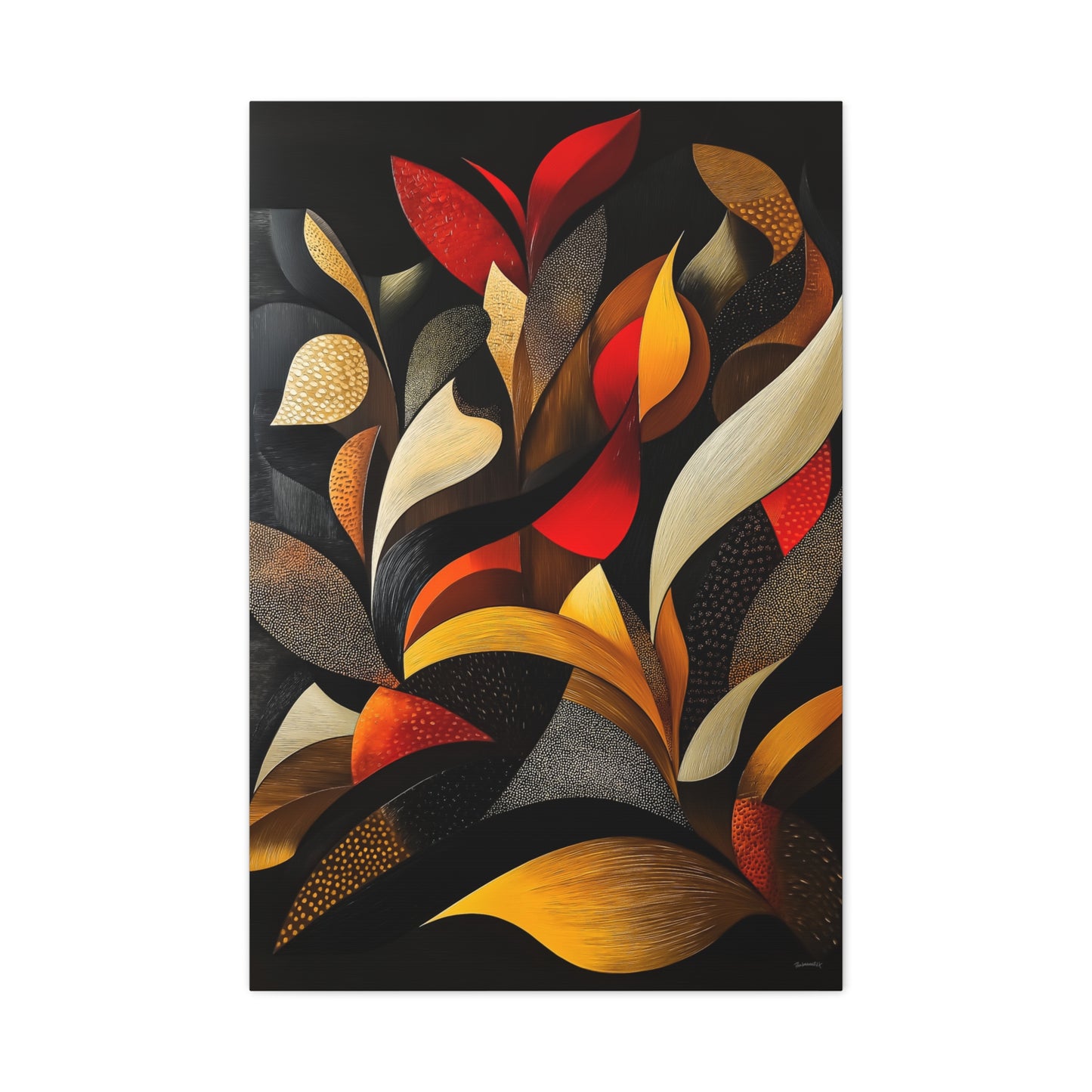 ThurmanatorX Art | Abstract Echoes | Aphrodisiart | Matte Canvas Print