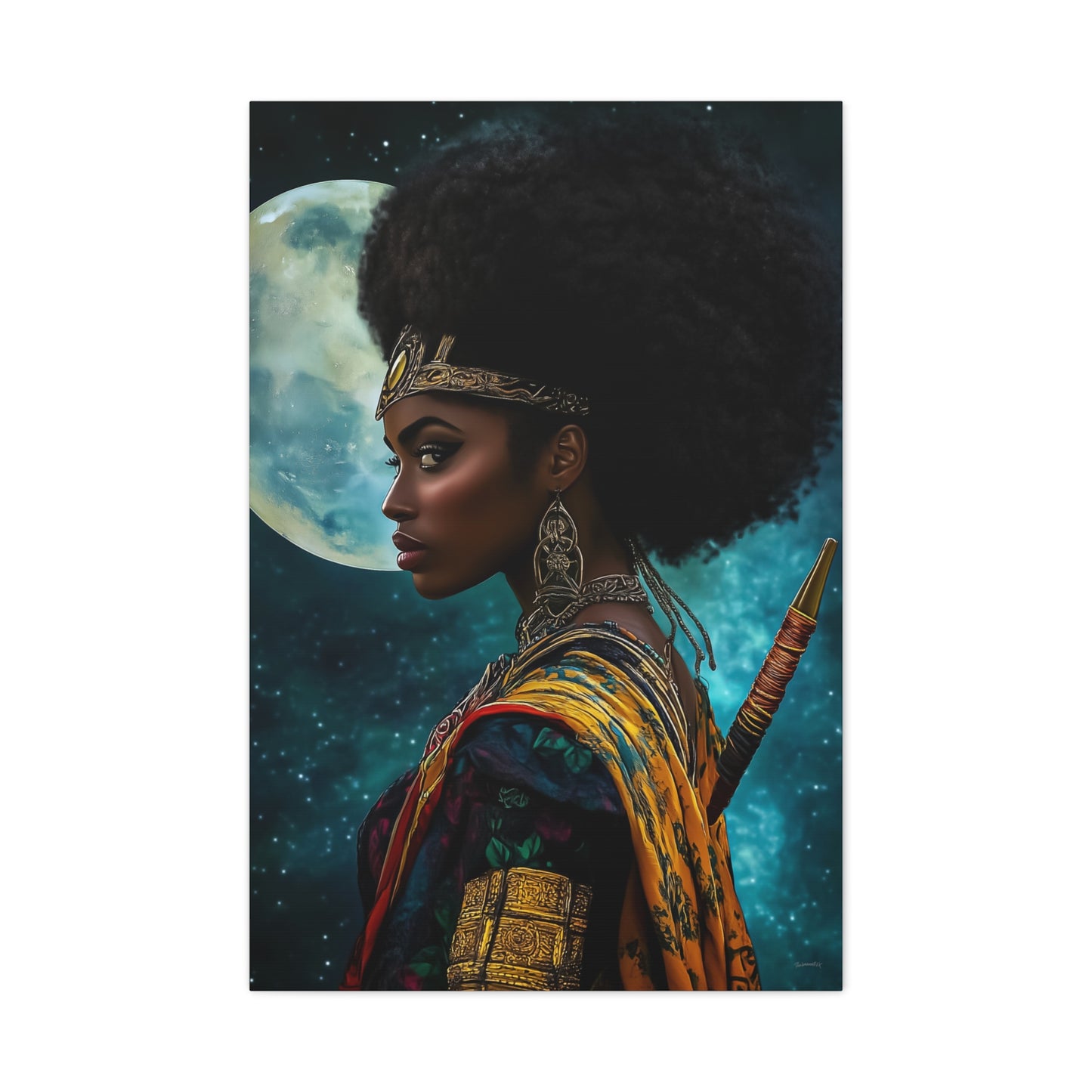 ThurmanatorX Art | Ciphered Soul | Aphrodisiart | Matte Canvas Print