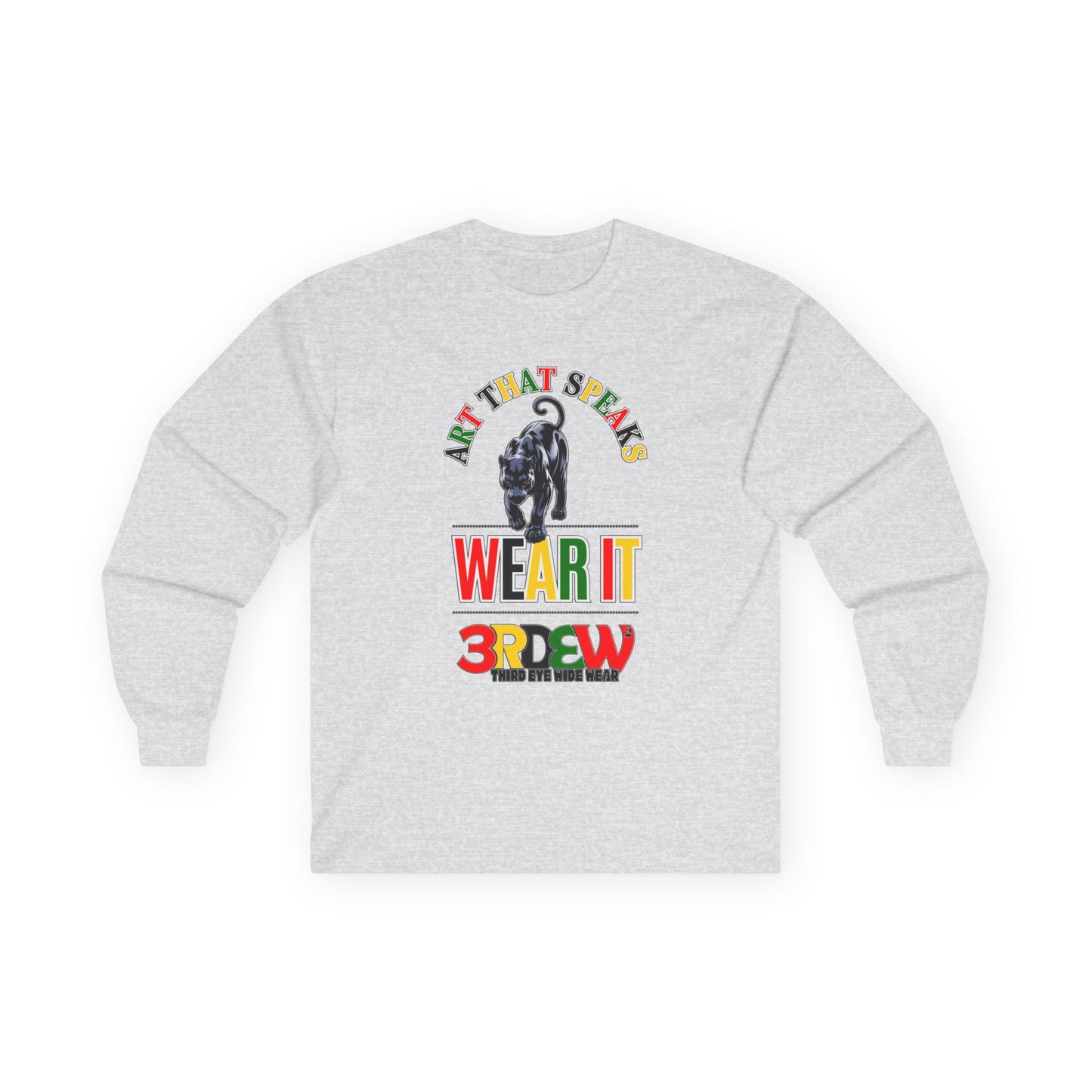 3RDEW² | Art That Speaks - Wear It | Third Eye Wide Wear | Unisex Ultra Cotton Long Sleeve Tee