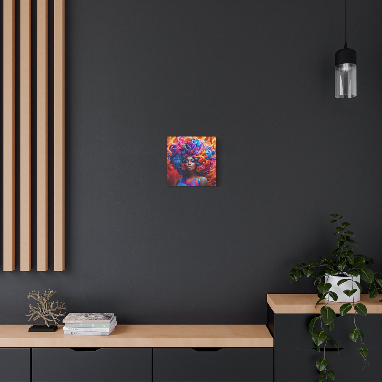 ThurmanatorX Art | Chaos in Full Bloom | Aphroeclectix | Matte Canvas Print