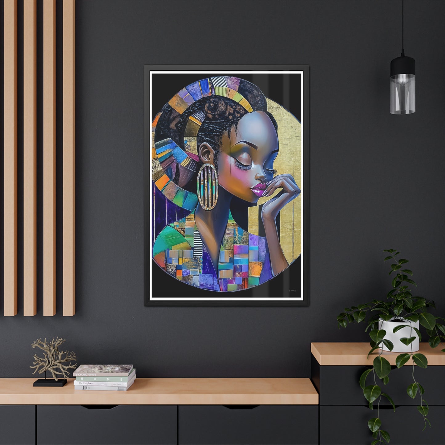 ThurmanatorX Art | Spirit Bloom | Aphrochrysalis | Framed Poster Print