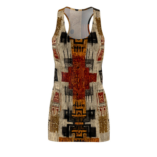 ThurmanatorX Art | Umbaé AphroBoho Racerback Dress | Bohemian Summer Style • Artistic Casual Wear • Unique Gift for Women