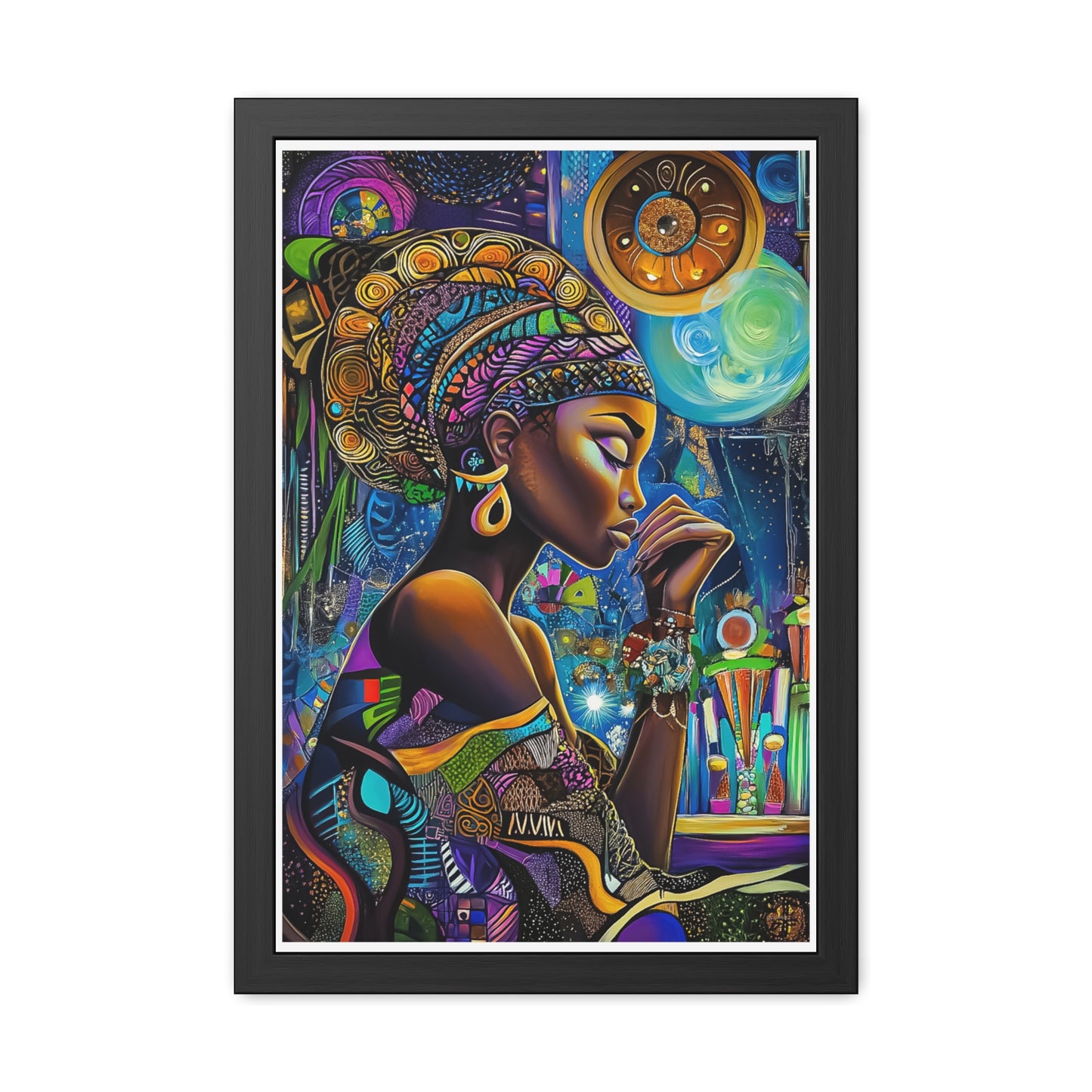 ThurmanatorX Art | Stardust Reunion | Aphrochrysalis | Framed Poster Print
