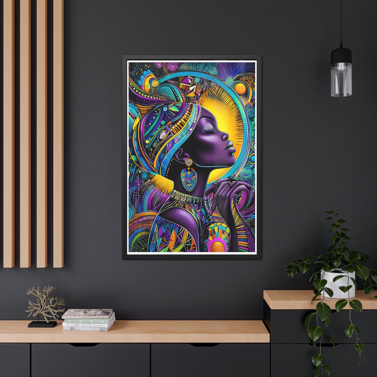 ThurmanatorX Art | Thoughts in Orbit | Aphrochrysalis | Framed Poster Print