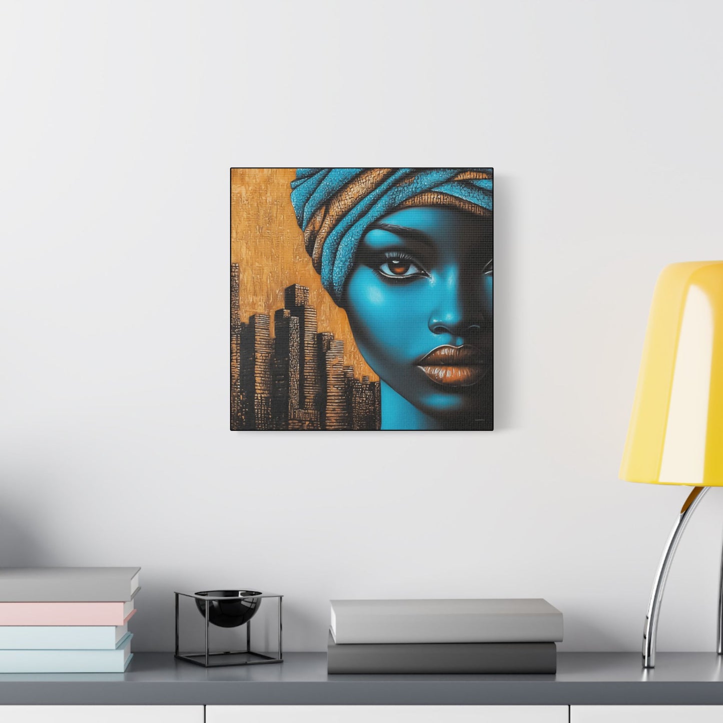 ThurmanatorX Art | Turban Queen 2099 | Aphrochrysalis | Satin Canvas Art Print