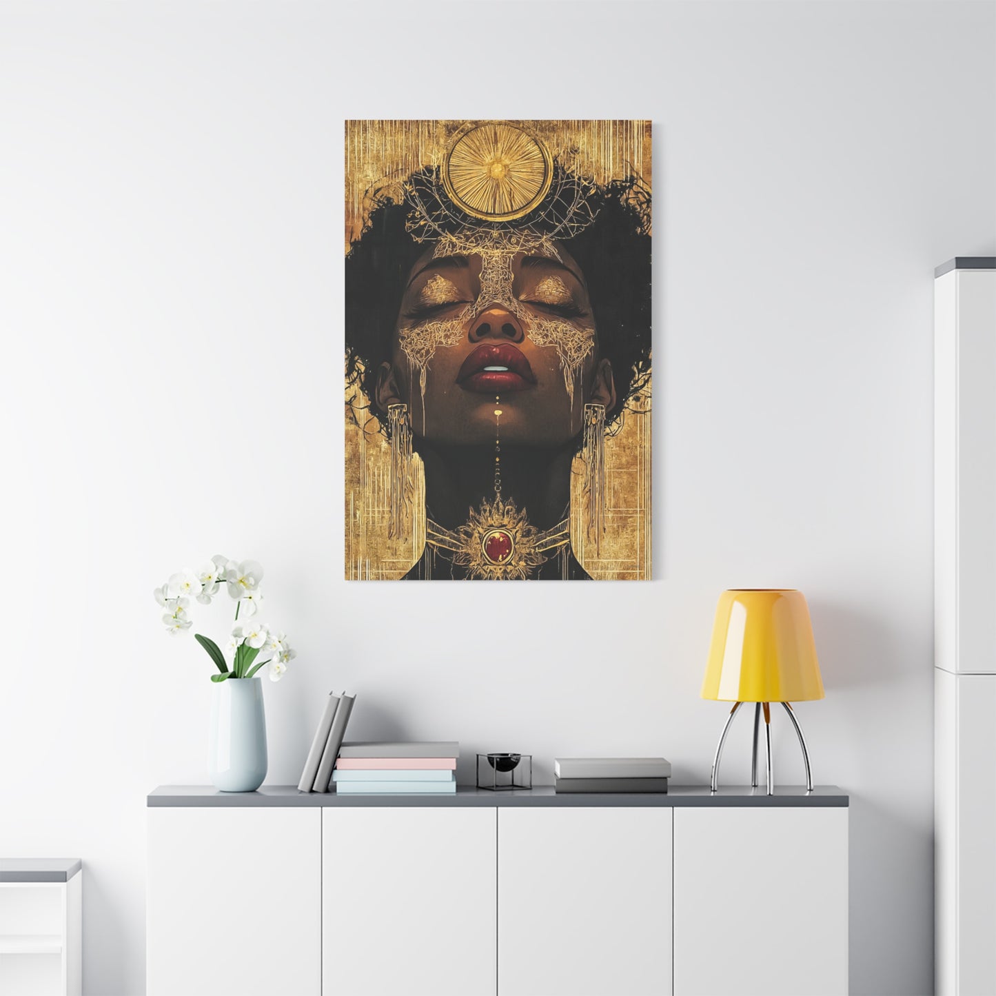 ThurmanatorX Art | Golden Abyss | Aphrodisiart | Matte Canvas Print