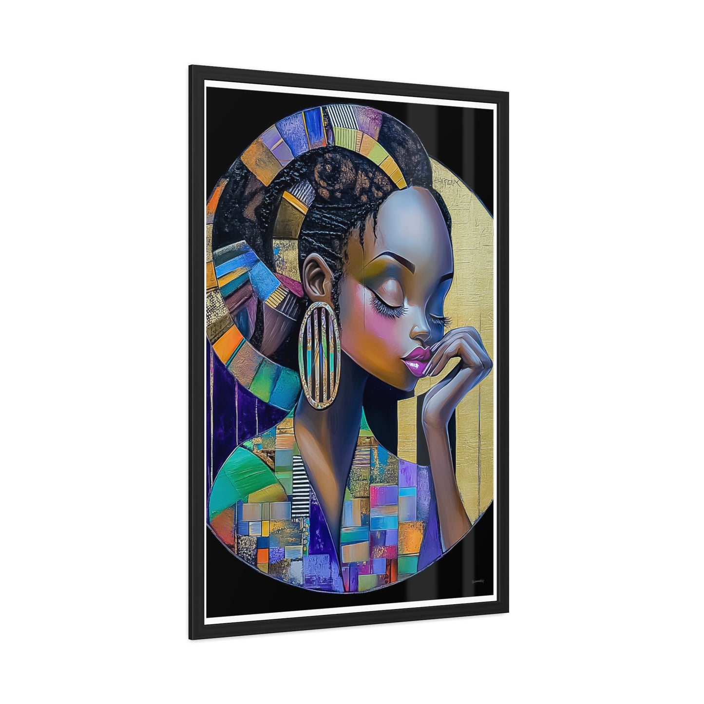 ThurmanatorX Art | Spirit Bloom | Aphrochrysalis | Framed Poster Print