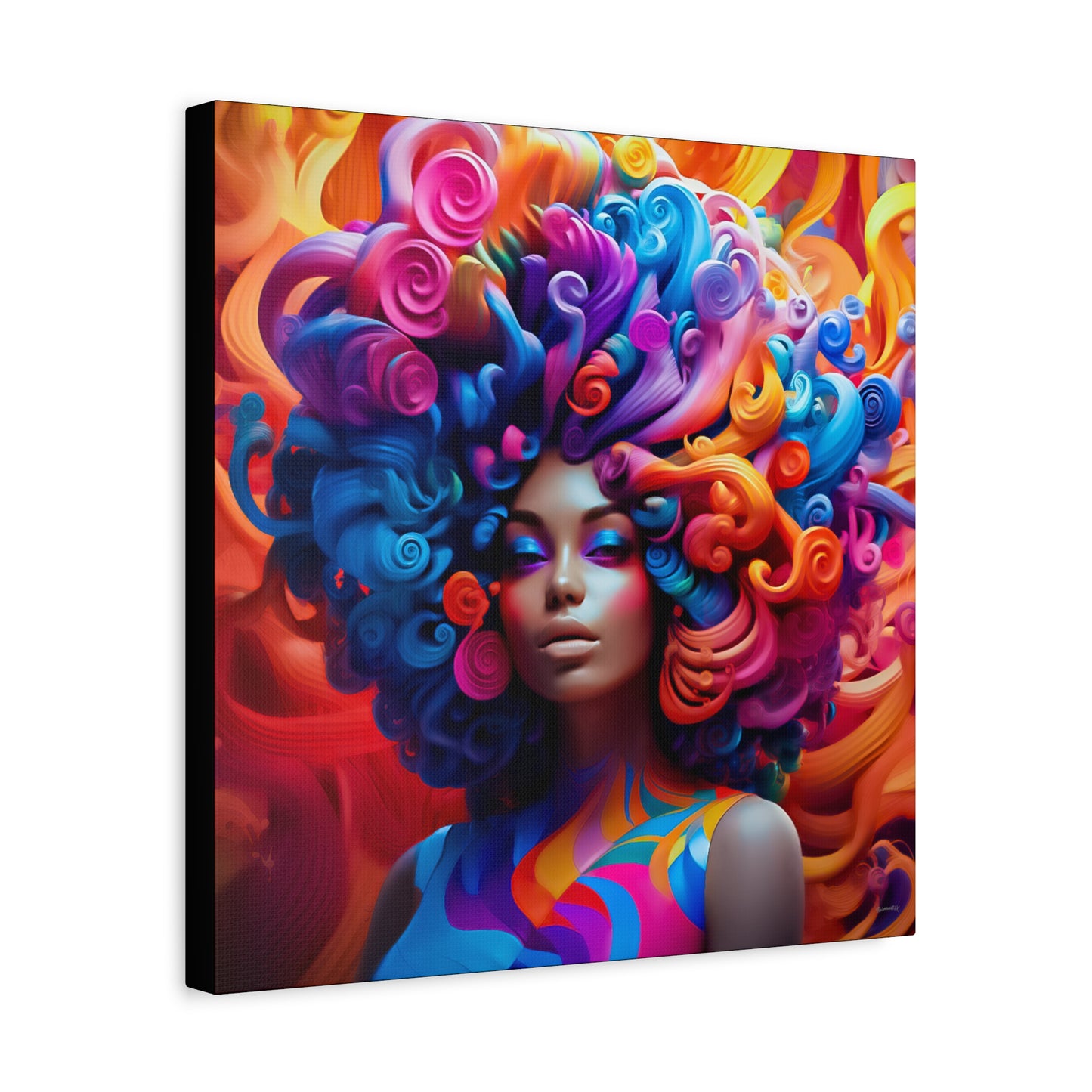 ThurmanatorX Art | Chaos in Full Bloom | Aphroeclectix | Matte Canvas Print