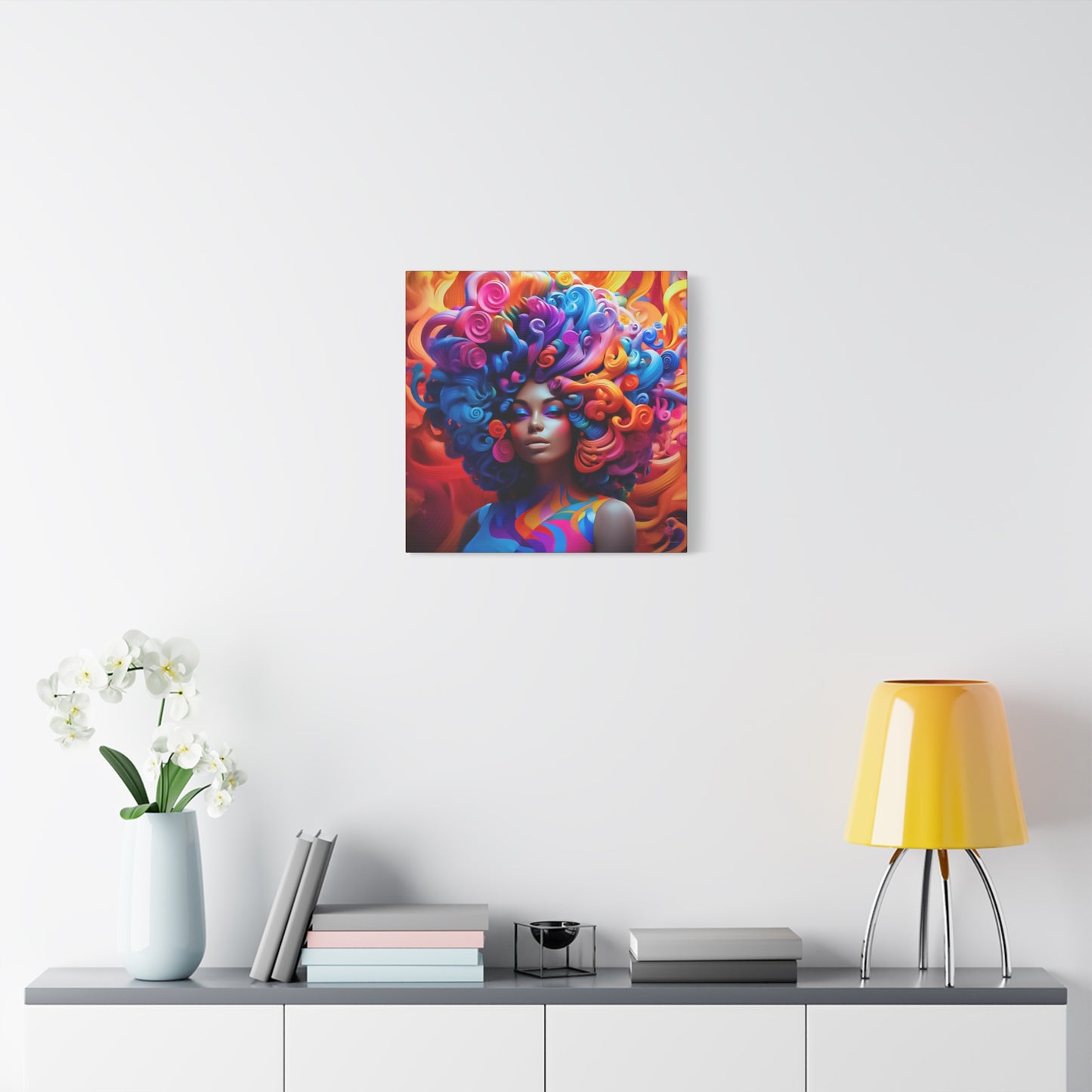 ThurmanatorX Art | Chaos in Full Bloom | Aphroeclectix | Matte Canvas Print