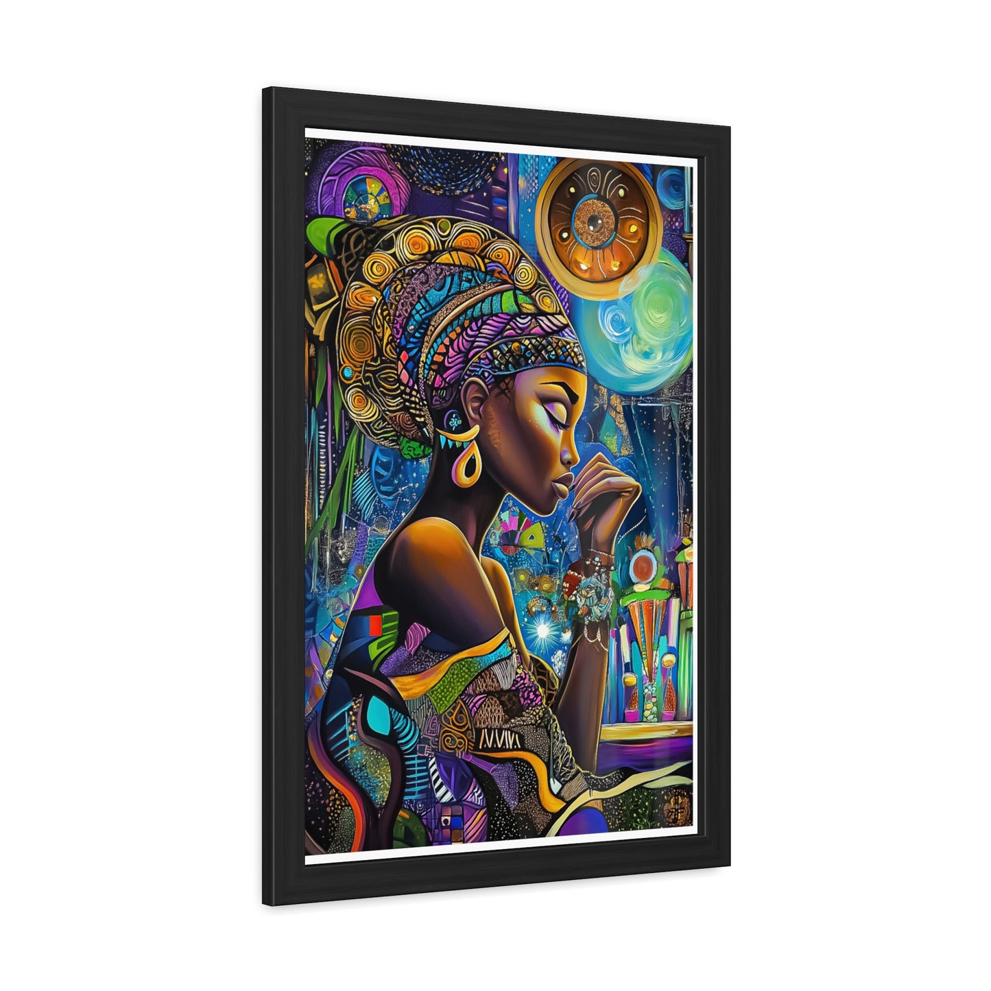 ThurmanatorX Art | Stardust Reunion | Aphrochrysalis | Framed Poster Print