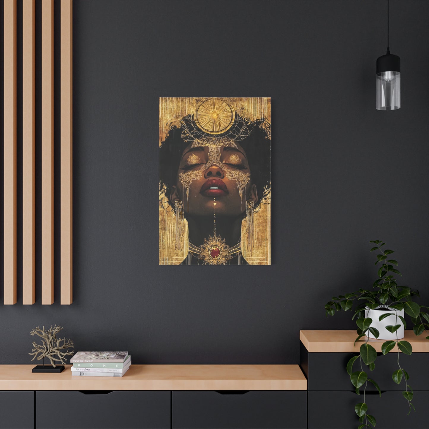 ThurmanatorX Art | Golden Abyss | Aphrodisiart | Matte Canvas Print