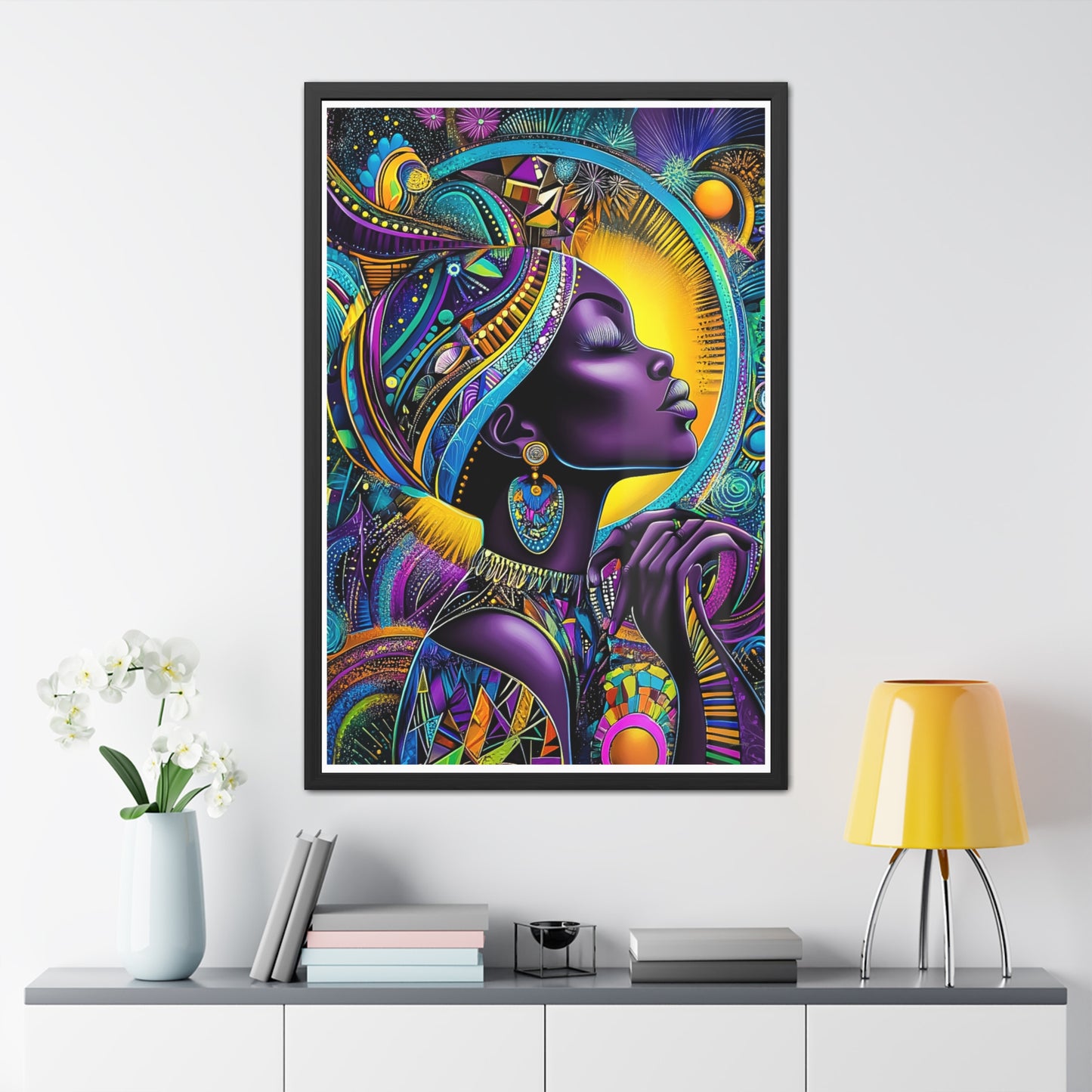 ThurmanatorX Art | Thoughts in Orbit | Aphrochrysalis | Framed Poster Print