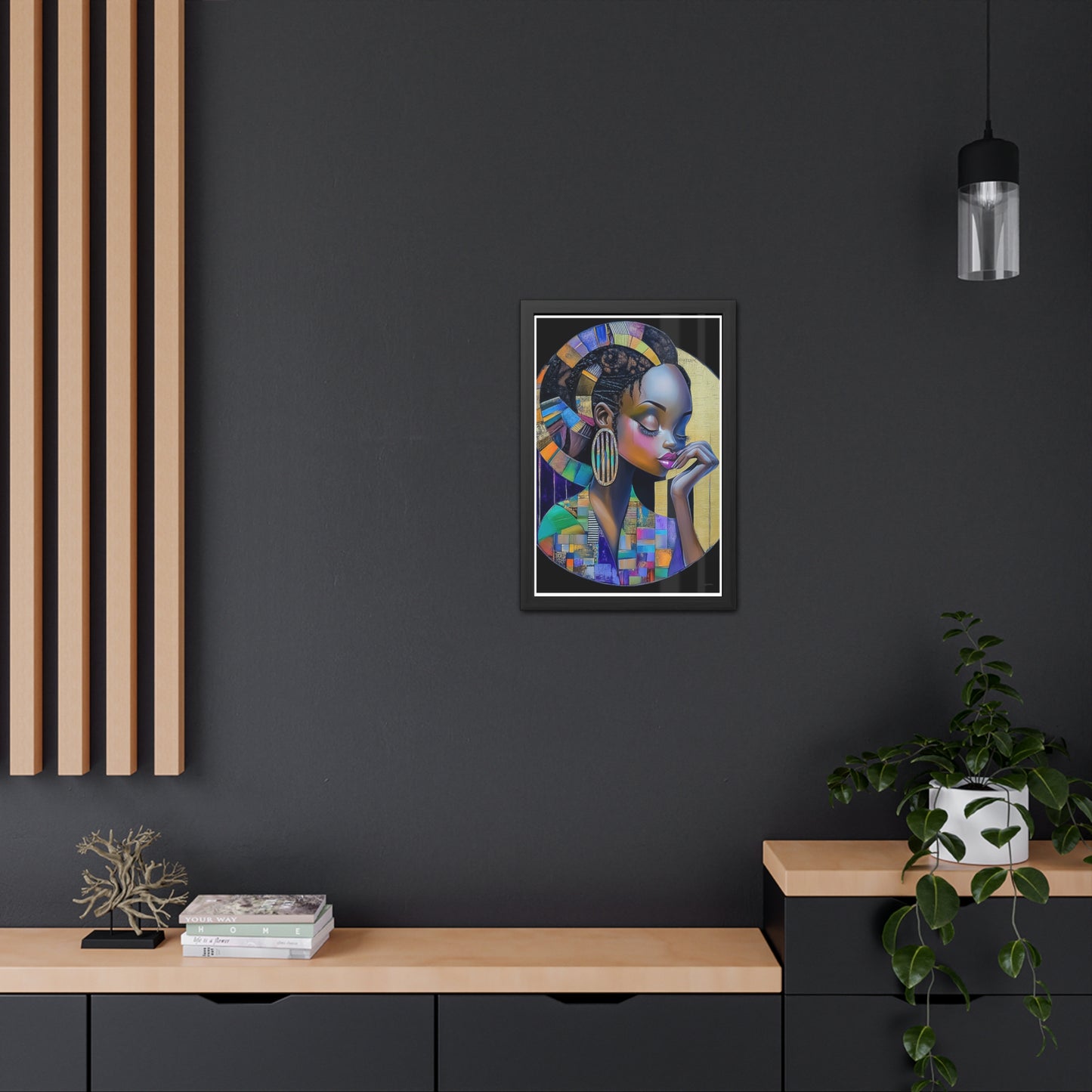 ThurmanatorX Art | Spirit Bloom | Aphrochrysalis | Framed Poster Print