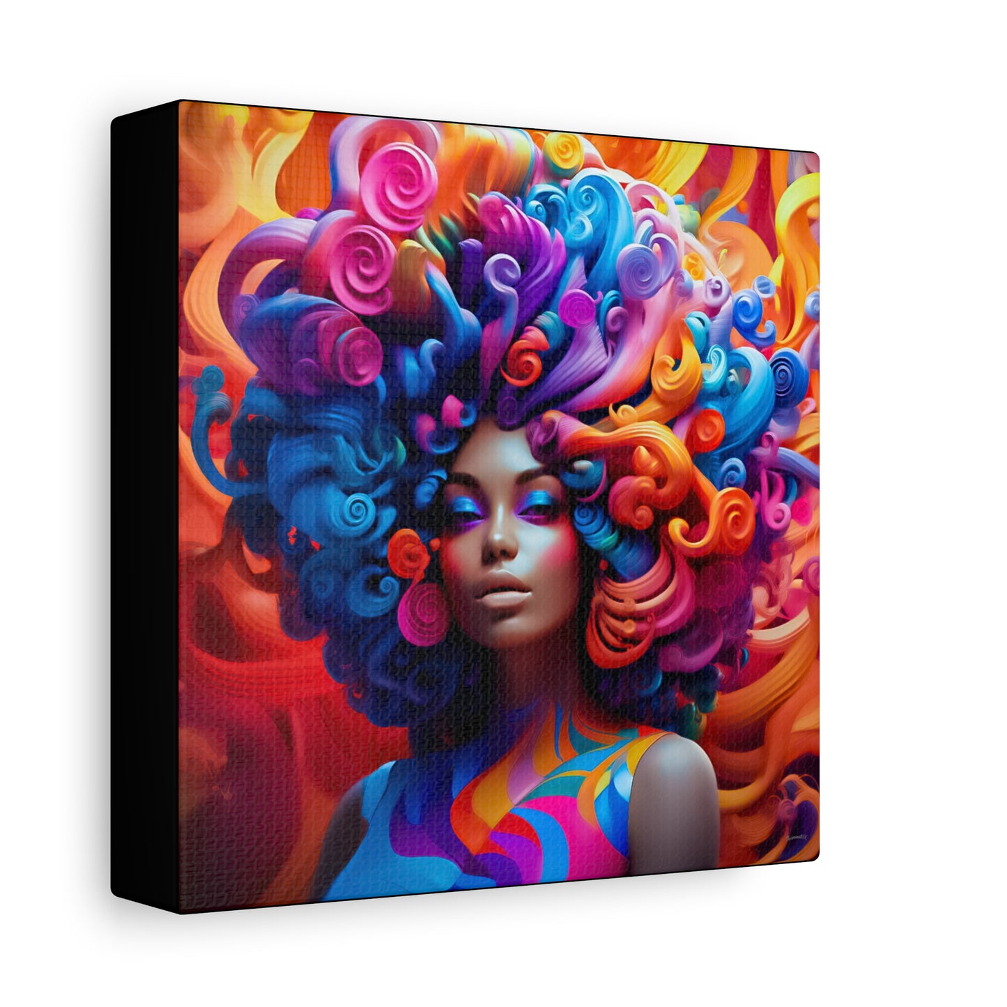 ThurmanatorX Art | Chaos in Full Bloom | Aphroeclectix | Matte Canvas Print