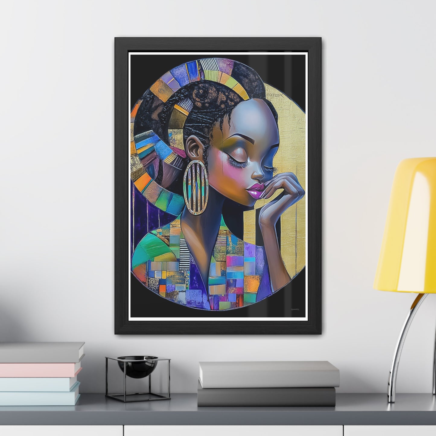 ThurmanatorX Art | Spirit Bloom | Aphrochrysalis | Framed Poster Print