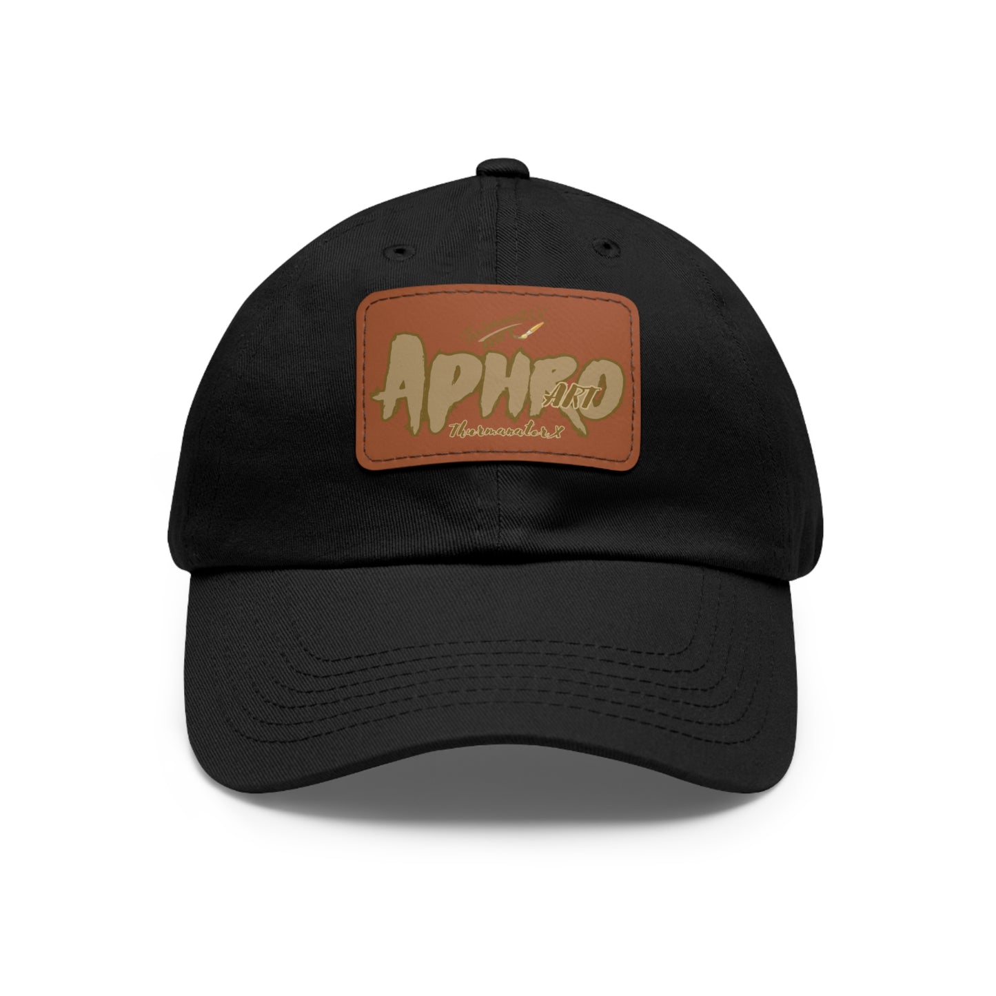 Dad Hat with Leather Patch (Rectangle) 803x508