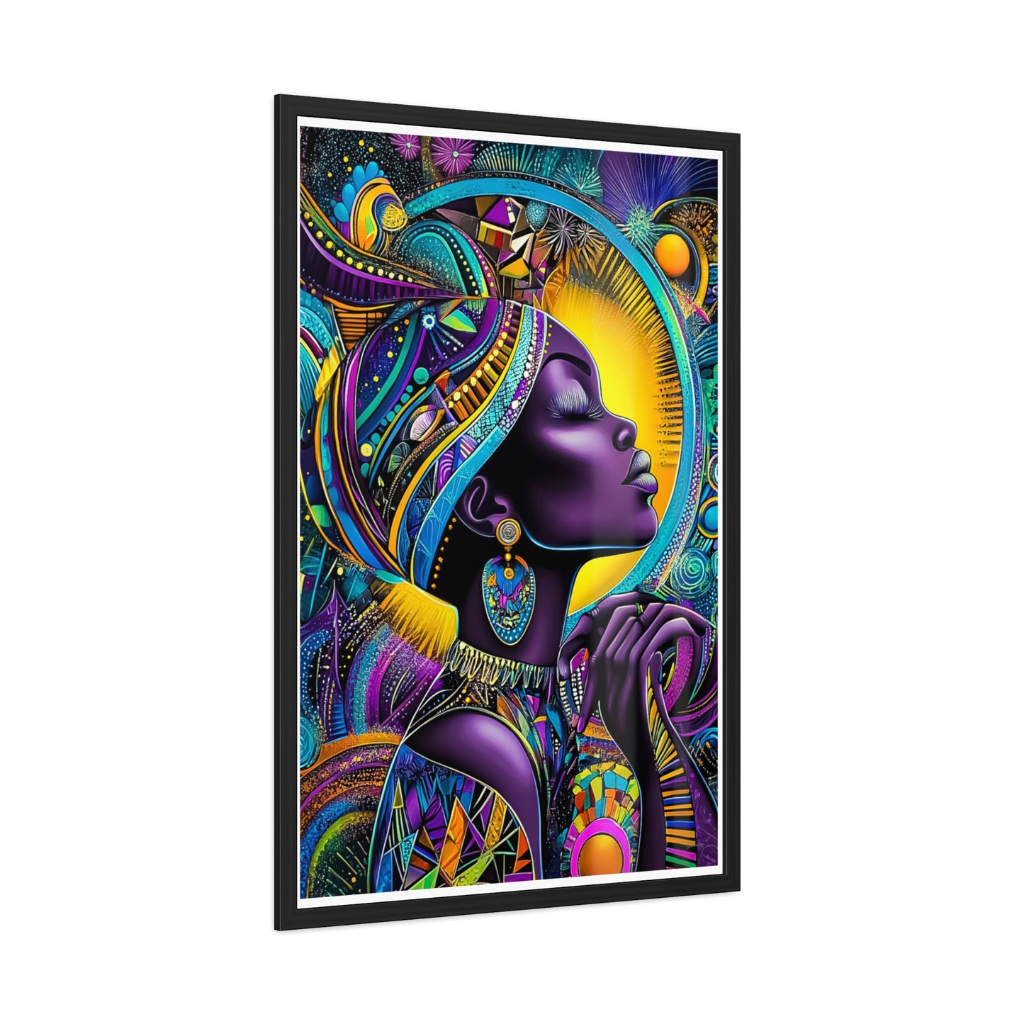 ThurmanatorX Art | Thoughts in Orbit | Aphrochrysalis | Framed Poster Print