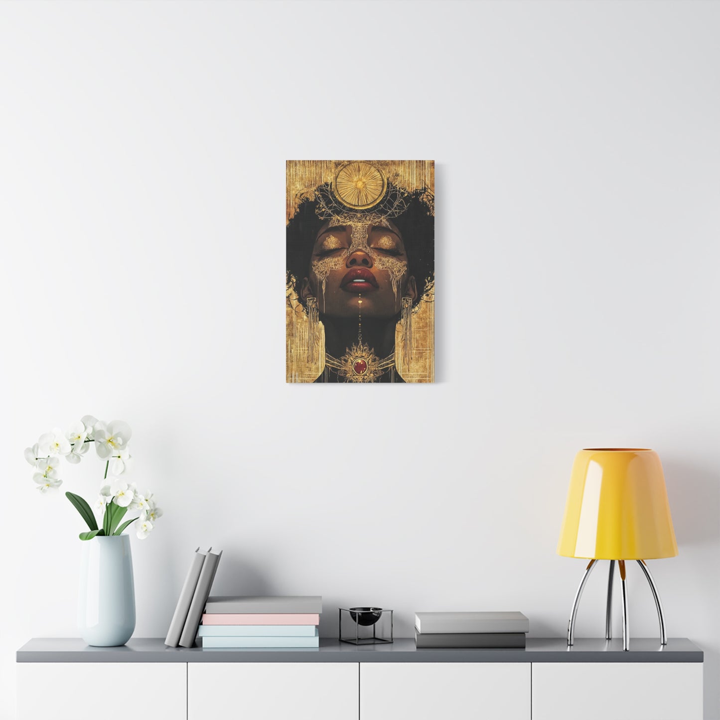 ThurmanatorX Art | Golden Abyss | Aphrodisiart | Matte Canvas Print