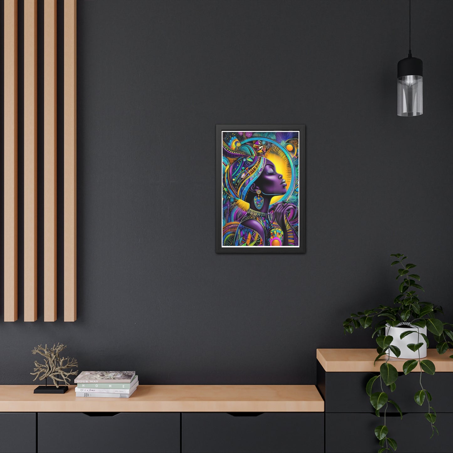 ThurmanatorX Art | Thoughts in Orbit | Aphrochrysalis | Framed Poster Print