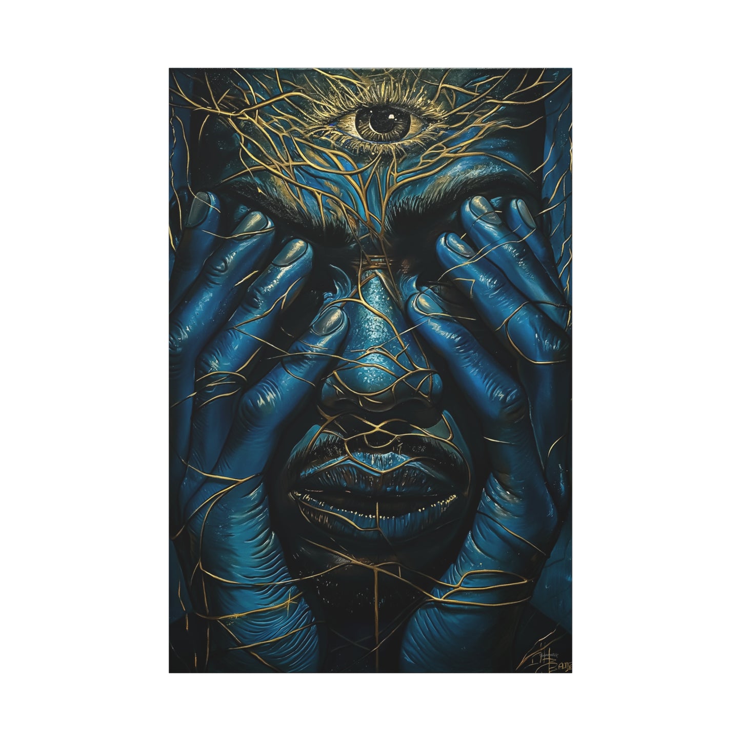 ThurmanatorX Art | Between the Veils | Aphrodisiart | Matte Canvas Print