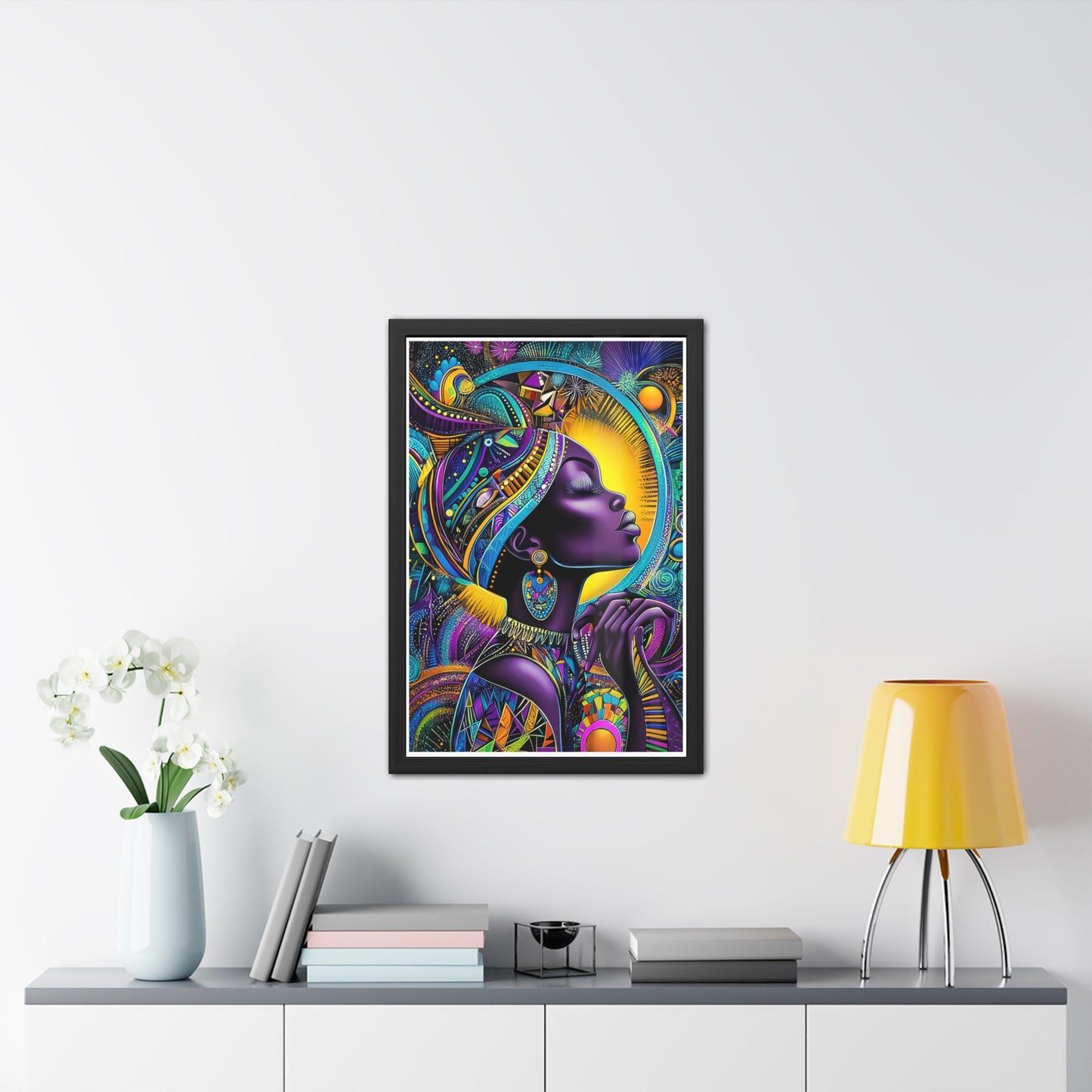 ThurmanatorX Art | Thoughts in Orbit | Aphrochrysalis | Framed Poster Print