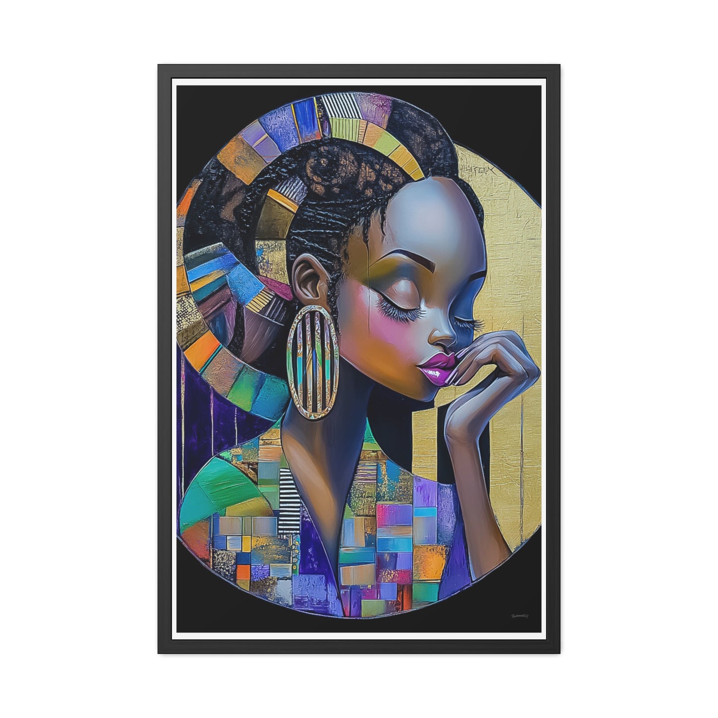 ThurmanatorX Art | Spirit Bloom | Aphrochrysalis | Framed Poster Print