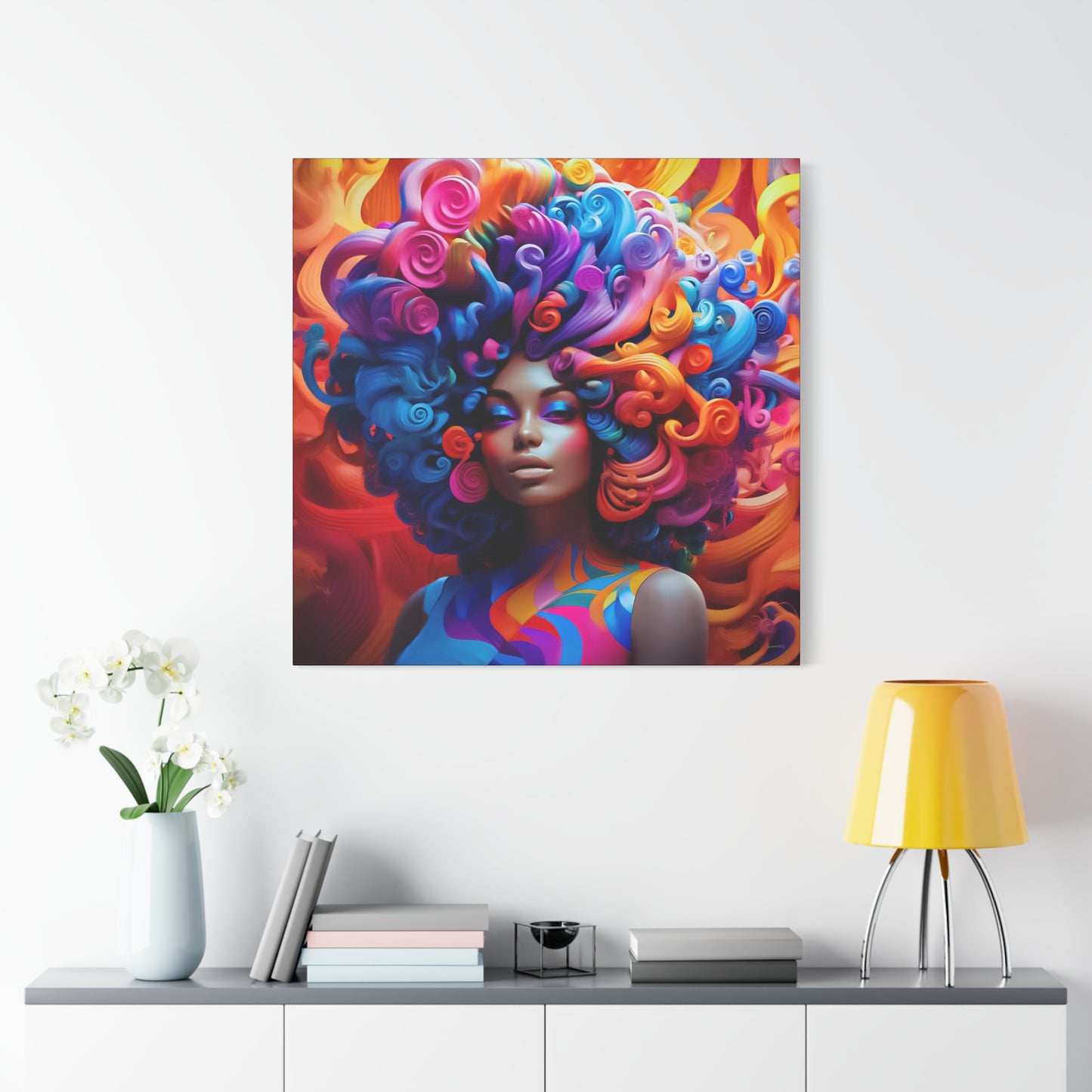 ThurmanatorX Art | Chaos in Full Bloom | Aphroeclectix | Matte Canvas Print