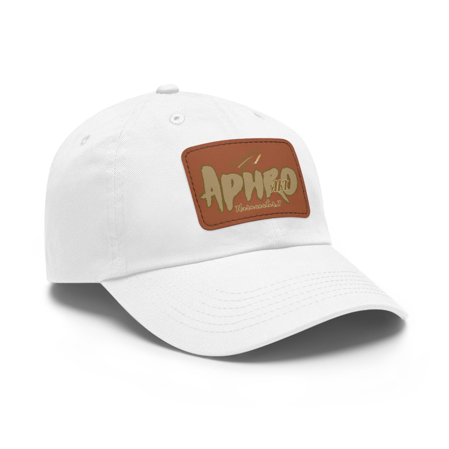 Dad Hat with Leather Patch (Rectangle) 803x508